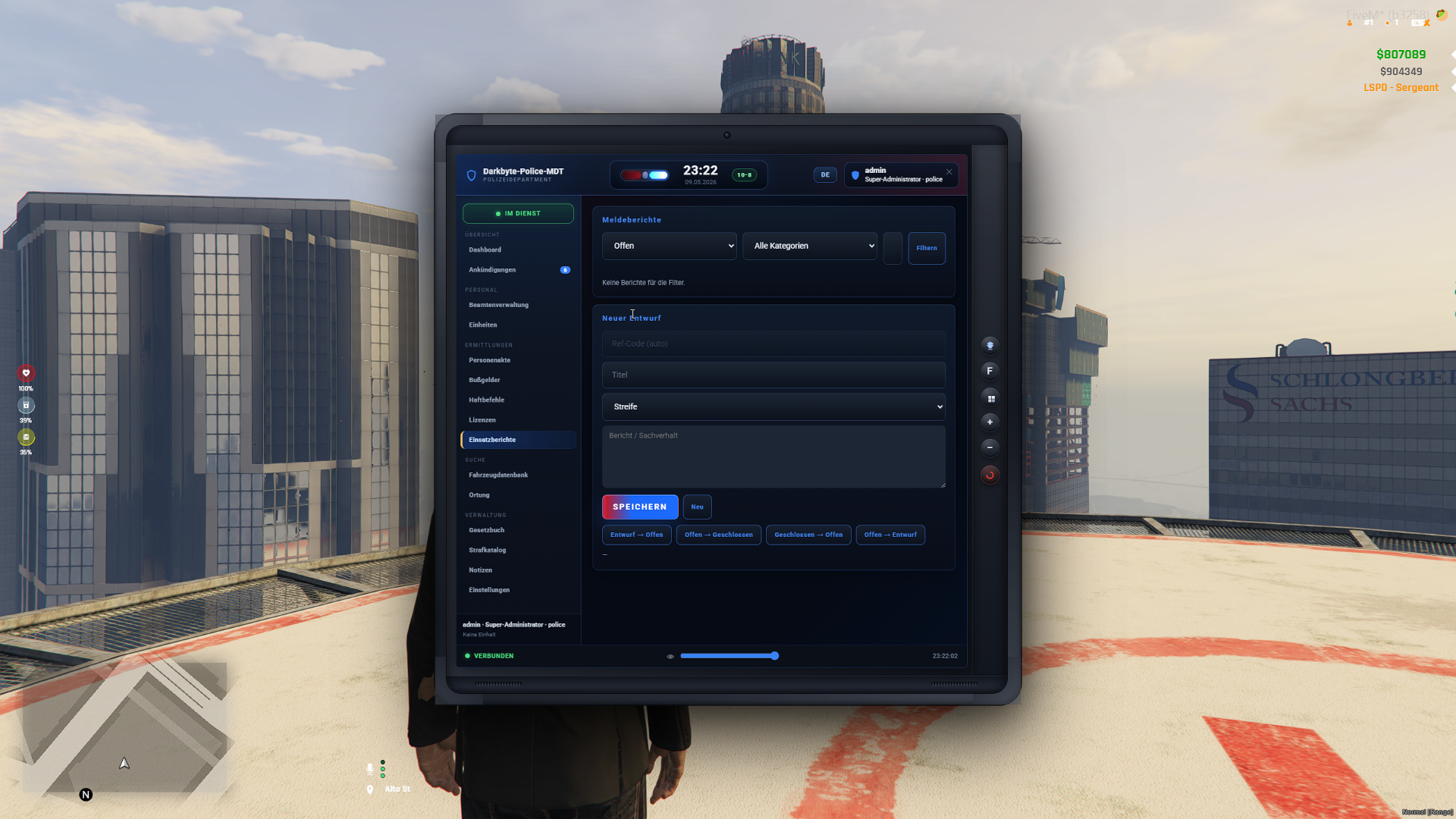 MDT — weiterer Screen